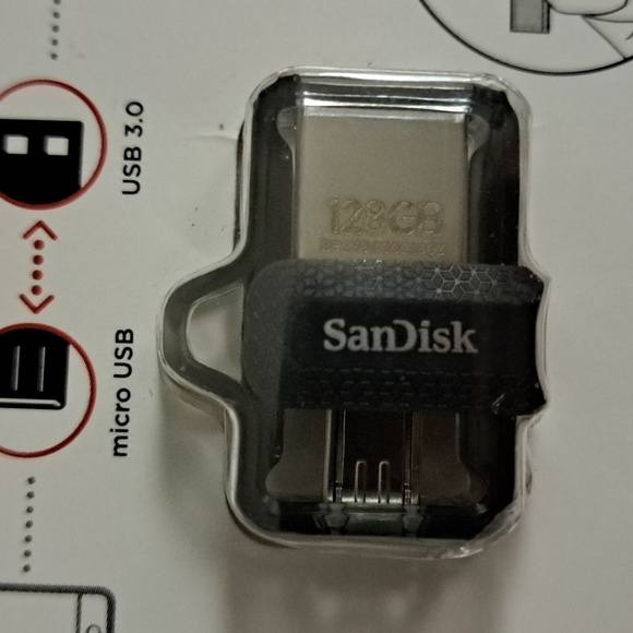 Dual Drive 128 gb for Android Smartphones and USB devices - Picture 4 of 8